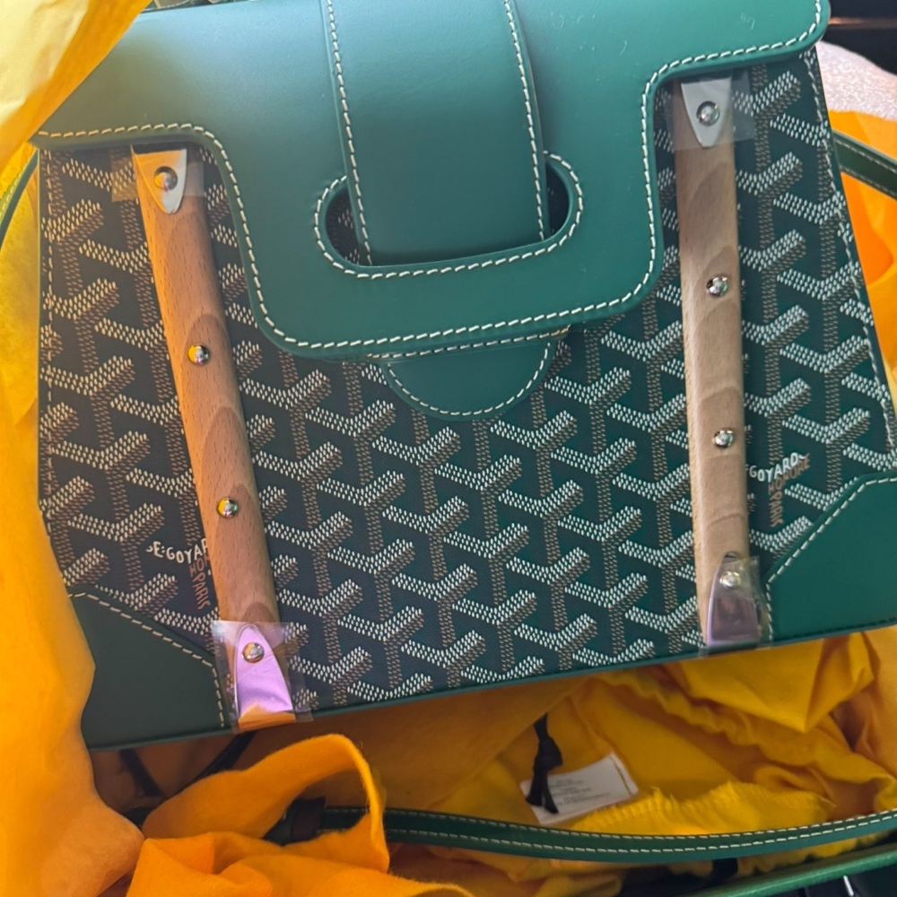 Goyard Emerald and Ebony Tote